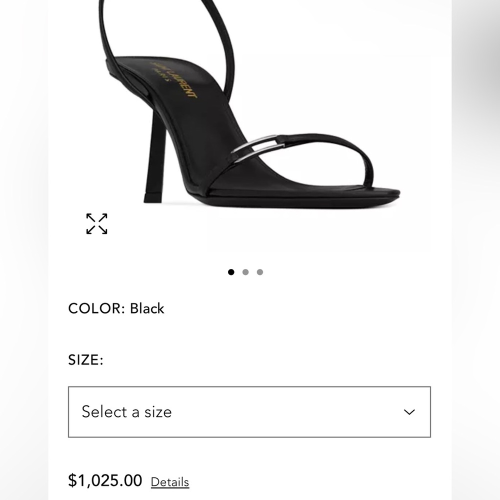 Saint Laurent Black Heels - Picture 8 of 8